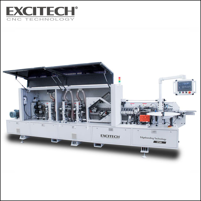 Edgebander พร้อมการตัดแต่งแบบหยาบและละเอียด
